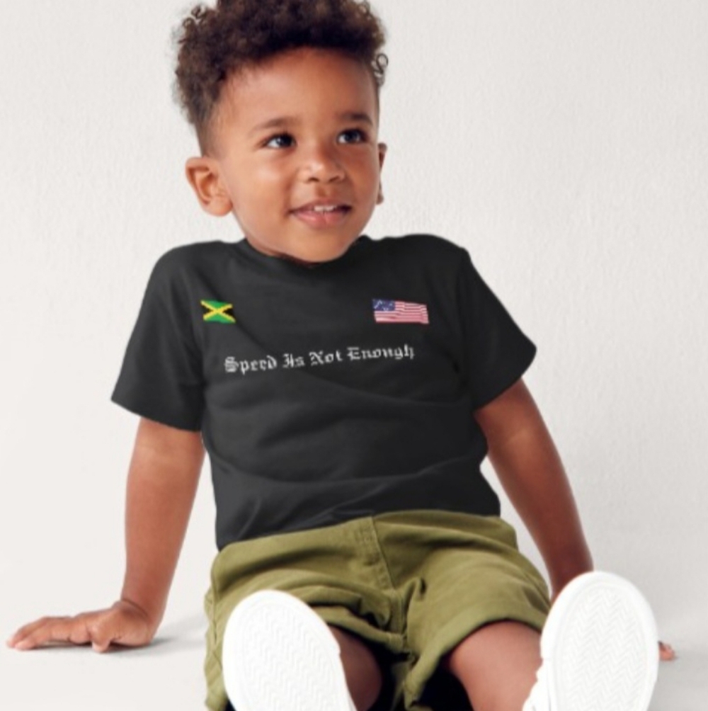 Kids Graphic T-Shirt with Flags